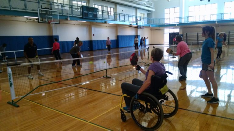 Inclusive pickleball allows people with and without disabilities to learn to play alongside family and friends