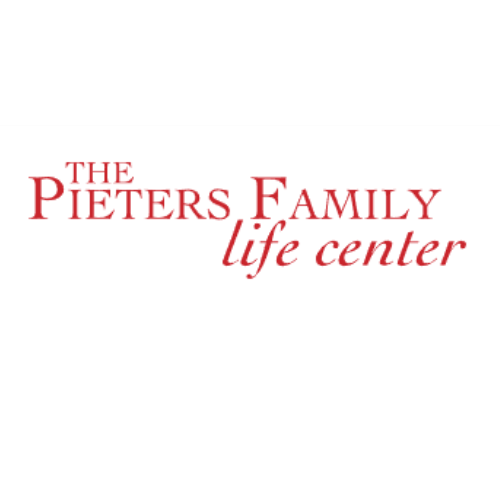 Red font logo "The Pieters Family Life Center